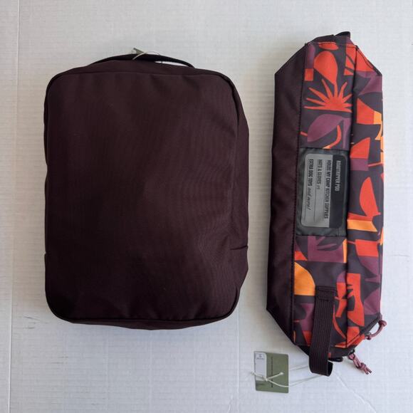 REI Roadtripper Duffle Bag 60 Liter and Medium Pod Bag Travel Sol Geo Raisin NEW - Picture 2 of 8